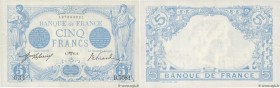 Country : FRANCE 
Face Value : 5 Francs BLEU  
Date : 07 avril 1915 
Period/Province/Bank : Banque de France, XXe siècle 
Catalogue reference : F.02.2...