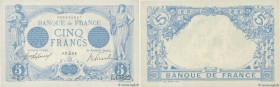 Country : FRANCE 
Face Value : 5 Francs BLEU  
Date : 27 décembre 1916 
Period/Province/Bank : Banque de France, XXe siècle 
Catalogue reference : F.0...