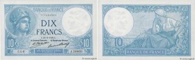 Country : FRANCE 
Face Value : 10 Francs MINERVE  
Date : 22 novembre 1926 
Period/Province/Bank : Banque de France, XXe siècle 
Catalogue reference :...