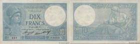 Country : FRANCE 
Face Value : 10 Francs MINERVE  
Date : 25 février 1937 
Period/Province/Bank : Banque de France, XXe siècle 
Catalogue reference : ...