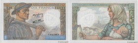 Country : FRANCE 
Face Value : 10 Francs MINEUR  
Date : 19 avril 1945 
Period/Province/Bank : Banque de France, XXe siècle 
Catalogue reference : F.0...