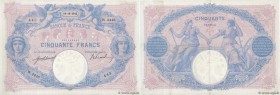 Country : FRANCE 
Face Value : 50 Francs BLEU ET ROSE  
Date : 19 octobre 1912 
Period/Province/Bank : Banque de France, XXe siècle 
Catalogue referen...