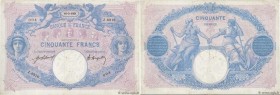 Country : FRANCE 
Face Value : 50 Francs BLEU ET ROSE  
Date : 16 mars 1921 
Period/Province/Bank : Banque de France, XXe siècle 
Catalogue reference ...