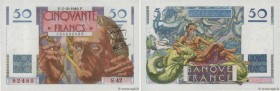 Country : FRANCE 
Face Value : 50 Francs LE VERRIER  
Date : 03 octobre 1946 
Period/Province/Bank : Banque de France, XXe siècle 
Catalogue reference...