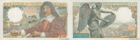 Country : FRANCE 
Face Value : 100 Francs DESCARTES  
Date : 28 septembre 1944 
Period/Province/Bank : Banque de France, XXe siècle 
Catalogue referen...