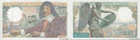 Country : FRANCE 
Face Value : 100 Francs DESCARTES  
Date : 12 octobre 1944 
Period/Province/Bank : Banque de France, XXe siècle 
Catalogue reference...