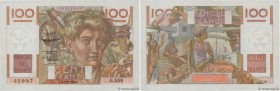 Country : FRANCE 
Face Value : 100 Francs JEUNE PAYSAN filigrane inversé  
Date : 01 octobre 1953 
Period/Province/Bank : Banque de France, XXe siècle...