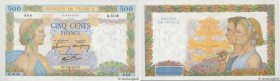 Country : FRANCE 
Face Value : 500 Francs LA PAIX  
Date : 11 juin 1941 
Period/Province/Bank : Banque de France, XXe siècle 
Catalogue reference : F....
