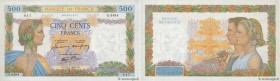 Country : FRANCE 
Face Value : 500 Francs LA PAIX  
Date : 23 juillet 1942 
Period/Province/Bank : Banque de France, XXe siècle 
Catalogue reference :...