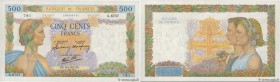 Country : FRANCE 
Face Value : 500 Francs LA PAIX  
Date : 10 septembre 1942 
Period/Province/Bank : Banque de France, XXe siècle 
Catalogue reference...