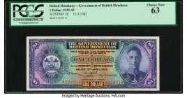 British Honduras Government of British Honduras 1 Dollar 15.4.1942 Pick 20 PCGS Currency Choice New 63. British Honduras government notes are seldom s...