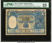 Burma Reserve Bank of India 100 Rupees ND (1939) Pick 6 Jhunjhunwalla-Razack 5.6.1 PMG Very Fine 25. The blue 100 Rupees, issued for Burma, is an icon...
