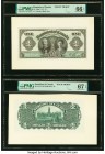 Canada Dominion of Canada $1 3.1.1911; ND (1898-1911) Pick 27b DC-18d; DC-13/18 Front and Back Proofs PMG Gem Uncirculated 66 EPQ; Superb Gem Uncircul...
