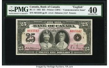 Canada Bank of Canada $25 6.5.1935 Pick 48 BC-11 Commemorative Issue PMG Extremely Fine 40. Only 160,000 of these special notes were printed, in both ...