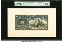 Canada Hamilton, ON- Bank of Hamilton $20 1.6.1914 Pick S463as Ch.# 345-20-16S; 345-20-16Bp Specimen and Back Proof PMG Choice Uncirculated 63; Superb...