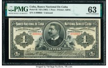 Cuba Banco Nacional de Cuba 1 Peso ND (1905) Pick 65 PMG Choice Uncirculated 63. Although the name of this issuer may suggest government involvement, ...