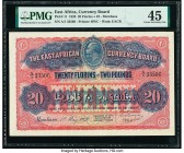 East Africa East African Currency Board 20 Florins = 2 Pounds 1.5.1920 Pick 11 PMG Choice Extremely Fine 45. East Africa has become one of the most po...