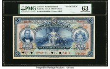 Greece National Bank of Greece 1000 Drachmai 15.61921 Pick 69s Specimen PMG Choice Uncirculated 63. Incredible color schemes and detailed engravings a...