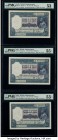 India Government of India 10 Rupees ND (1917-30) Pick 7b Jhunjhunwalla-Razack 3.7.2 Three Consecutive Examples PMG About Uncirculated 53; About Uncirc...