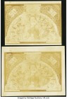 Spain Banco de Espana 50 Pesetas ND Photo Proofs Pick Unlisted. A pair of face designs in Photo Proof form. Likely from the early 20th century and nev...