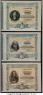 Spain Banco De Reus De Descuentos Y Prestamos, Reus 50; 100; 500 Pesetas 1.1.1921 Pick Unlisted Three Obligations Choice Uncirculated-Uncirculated. An...