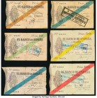 Spain Banco de Espana Bilbao and Gijon Civil War Collection of 23 Examples Fine-Crisp Uncirculated. The following pick numbers are included in this lo...