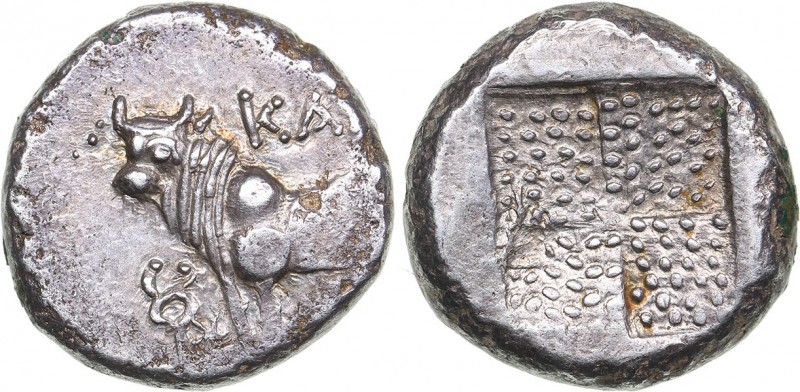 Bithynia - Kalchedon AR drachm (2nd half of 4th century BC)
3.61 g. 14mm. AU/UN...