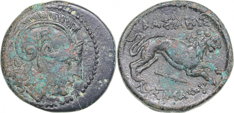 Kings of Thrace, Macedonian - Lysimachos Æ Unit - (305-281 BC)
4.81 g. 19mm. VF...