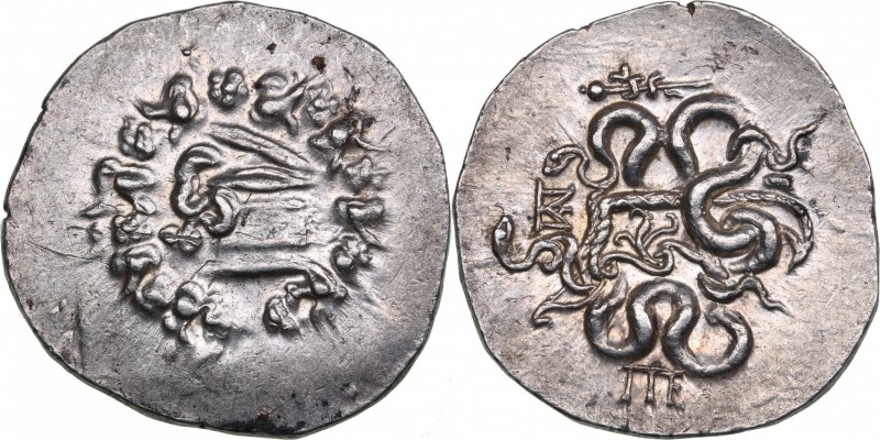 Mysia - Pergamon AR Tetradrachm (circa 166-67 BC)
12.62 g. 30mm. AU/AU Mint lus...