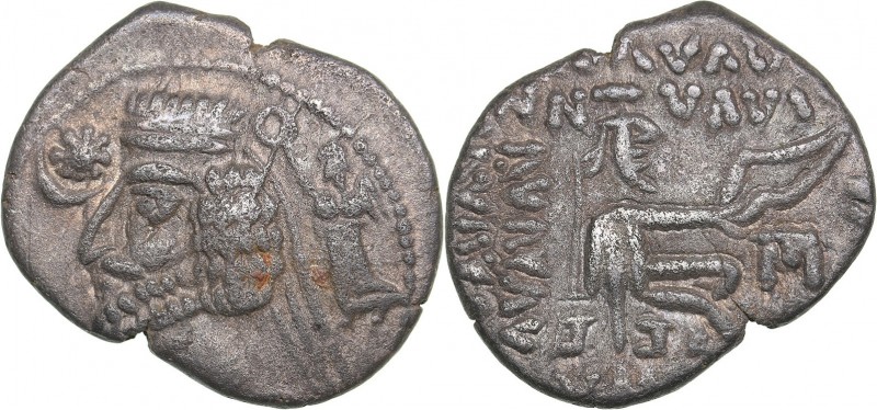 Parthian Kingdom AR Drachm - Phraataces (2 BC - 4 AD)
3.10 g. 20mm. VF/VF Bust ...