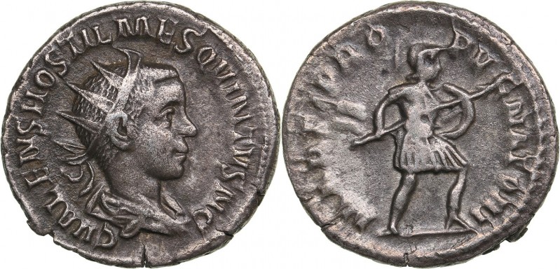 Roman Empire Antoninianus - Hostilian (250-251 AD)
4.19 g. 21mm. VF/VF- Rome. C...
