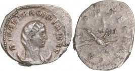 Roman Empire Antoninianus - Diva Mariniana (253-257 AD)
3.47 g. 23mm. XF+/XF- Rome. DIVAE MARINIANAE, Bust of Emperor to the right./ CONSECRAT-IO aro...