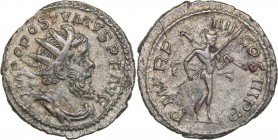 Roman Empire Antoninianus - Postumus (260-269 AD)
3.67 g. 22mm. XF/XF IMP C POSTVMVS P F AVG, Bust of Emperor to the right./ PM TRP- IIII COS III PP ...