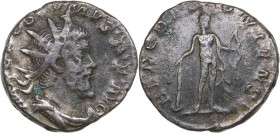 Roman Empire Antoninianus - Postumus (260-269 AD)
4.27 g. 19mm. VF/VF Bust of Emperor to the right./ HERC DEVSONIENSI around, Hercules standing right...