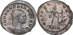 Roman Empire Antoninianus - Aurelian (270-275 AD)
3.80 g. 23mm. AU/AU IMP AVRELIANVS AVG, Portrait of the Emperor to the right. / ORIENS AVG / I // X...