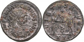 Roman Empire Antoninianus - Carus (For Carinus) (282-283 AD)
3.89 g. 21mm. XF-/VF- Antioch. IMP C MAVR CARINVS NOB C, Bust of Emperor to right./ VOTA...
