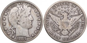 USA half dollar 1907
12.16 g. F/F