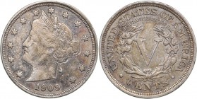 USA 5 cents 1909
5.01 g. XF/XF KM# 112.