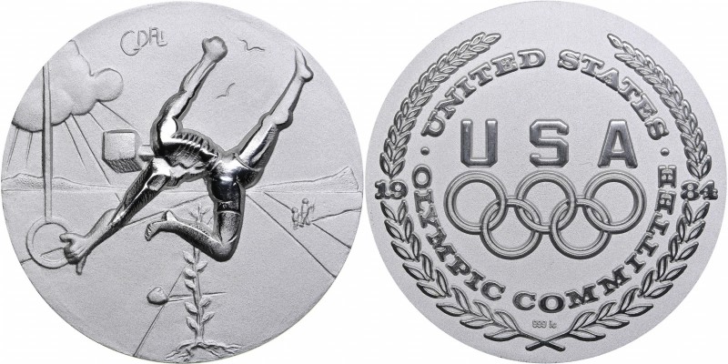 USA medal Olympics 1984
47.25 g. 46mm. Silver. Official Commemorative medal of ...