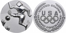 USA medal Olympics 1984
46.39 g. 46mm. Silver. Official Commemorative medal of 1984 Los Angeles Olympics. The medal was designed by world-famous surr...