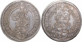 Austria - Salzburg Taler 1668
28.95 g. XF/XF Mint luster.