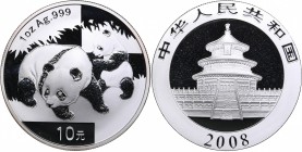 China 10 yuan 2008
30.94 g. PROOF