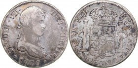 Spain - Potosi 8 reales 1820
26.31 g. VF/XF-