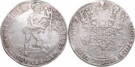 Germany - Braunschweig-Wolfenbüttel Taler 1661 - August (1635-1666)
28.68 g. VF/XF The coin has been mounted. Dav. 6343