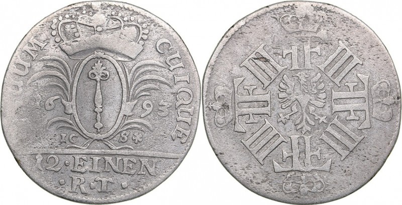 Germany - Brandenburg-Prussia 1/12 taler 1693
3.06 g. VF/VF