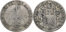Germany - Stolberg 1/6 taalrit 1764
5.14 g. F/F