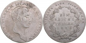 Germany - Prussia Taler 1815 A
22.07 g. VF/VF