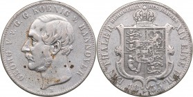 Germany - Hannover Tale 1855 B
22.01 g. F/VF