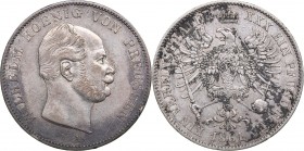 Germany - Prussia Taler 1861 A
18.47 g. VF+/XF-