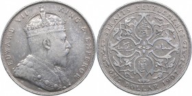 Straits Settlement 1 dollar 1907
20.08 g. VF/XF Silver